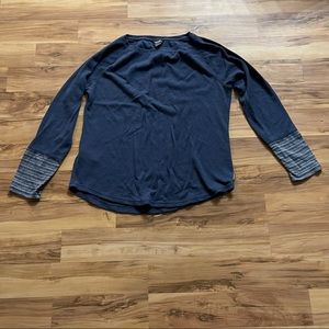 Eddie Bauer blue thermal top size L